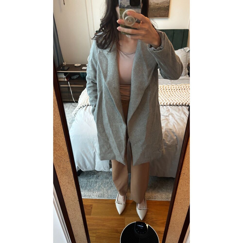 Grey Wool Ann Taylor Coat